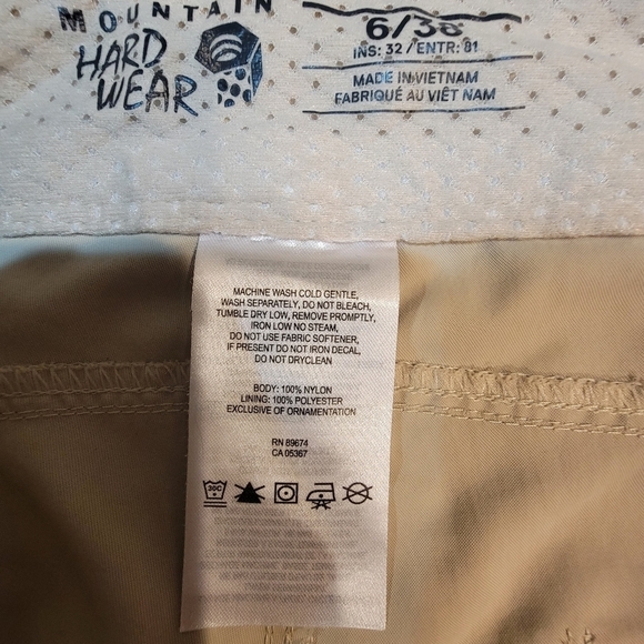 Mountain Hardwear Cream Straight Leg Pants - Picture 9 of 11